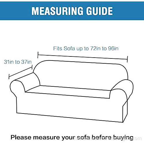 Thick Plain Stretch Velvet Sofa Covers Couch Slipcovers